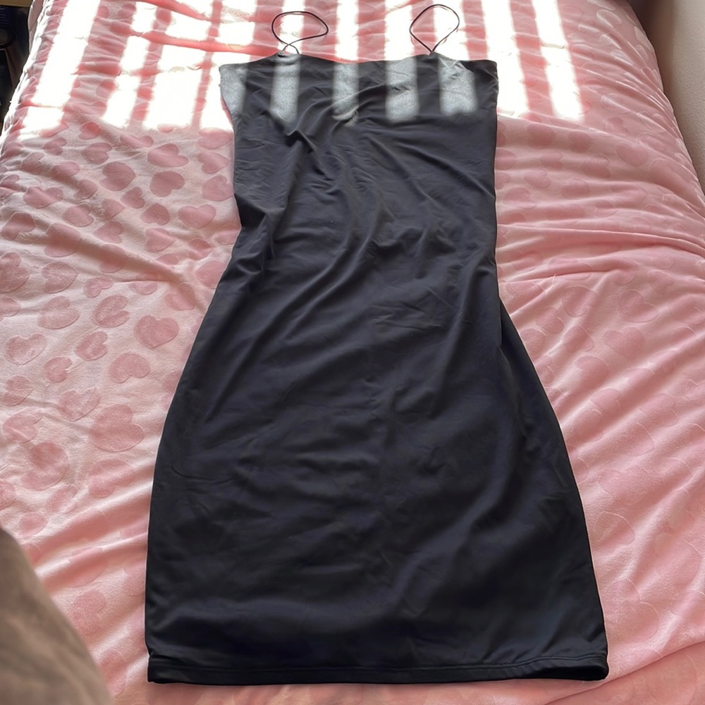 Black Midi Bodycon Dress